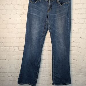 Classic Blue Straight Leg Jeans for Women
